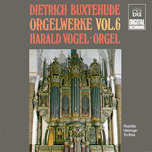 CD cover for Buxtehude organ works, featuring a church organ.