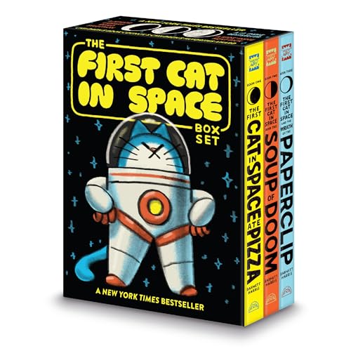 The First Cat in Space 3-Book Box Set : A Graphic Novel Collection: The First Cat in Space Ate Pizza, The First Cat in Space and the Soup of Doom, The First Cat in Space and the Wrath of the Paperclip