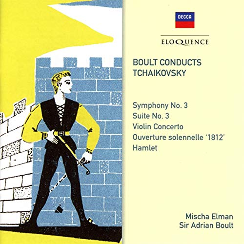 CD cover for Tchaikovsky’s Symphony No. 3 with a stylized illustration.
