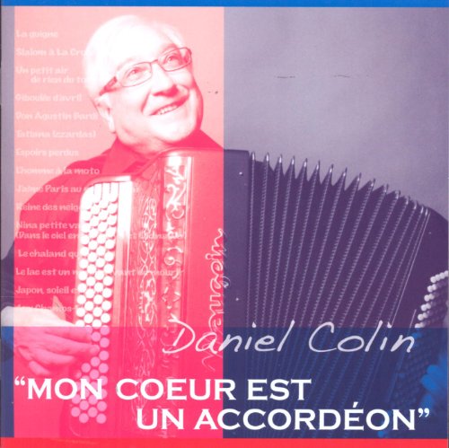 CD cover featuring smiling man with accordion, text in French.