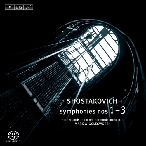 CD cover: abstract architectural image with "Shostakovich Symphonies 1-3" text.