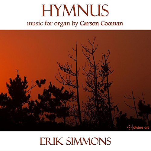 CD cover: silhouetted trees against a vibrant orange and red sunset.