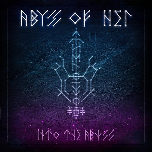 CD cover for "Abyss Of Hel - Into The Abyss" with runic symbols.