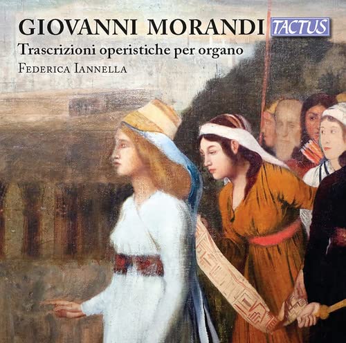 CD cover featuring painted figures and text: “Giovanni Morandi, Federica Iannella.”