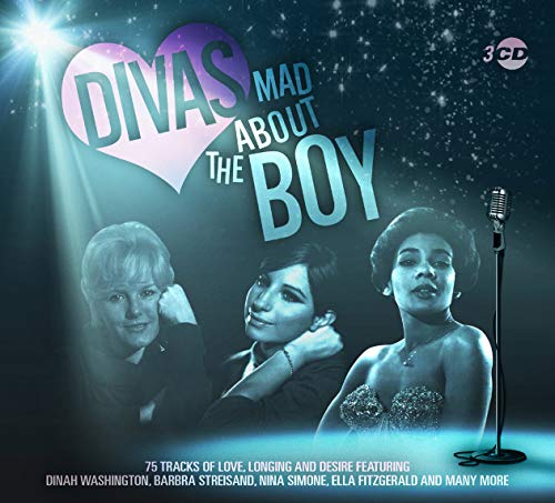 CD cover for “Divas: Mad About The Boy” featuring three female singers.