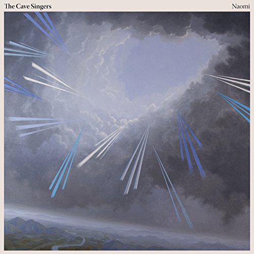 CD cover for The Cave Singers’ “Naomi” with abstract blue and grey clouds.