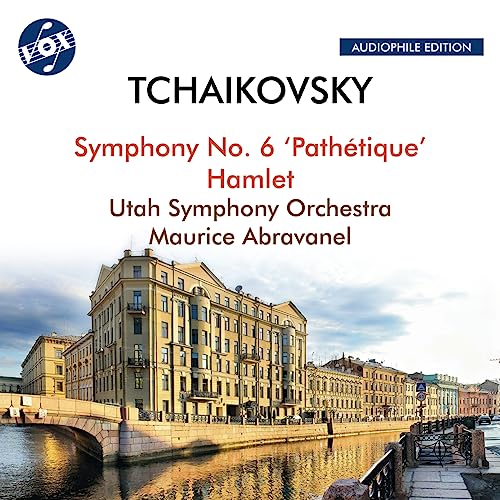 CD cover for Tchaikovsky’s Symphony No. 6 with a canal scene.