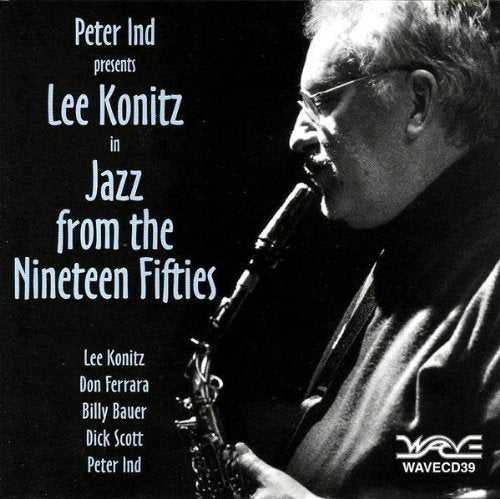 CD cover featuring jazz musician Lee Konitz playing the saxophone.
