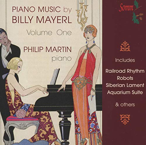 CD cover featuring art deco illustration of a pianist and flapper.