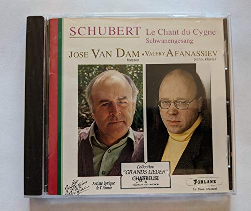 CD case featuring portraits of singers José van Dam and Valery Afanassiev.