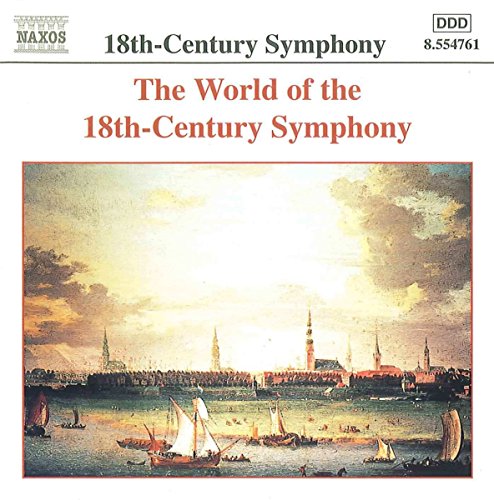 CD cover: 18th-Century Symphony compilation with a cityscape painting.