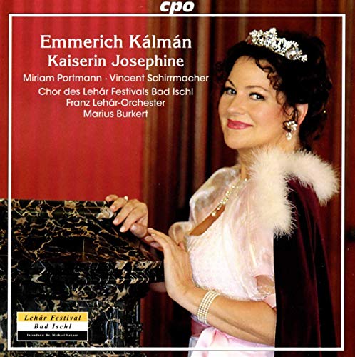 CD cover: woman in gown and tiara, operetta "Kaiserin Josephine.