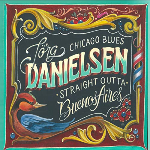 CD cover with ornate lettering, floral designs, and a bird illustration.