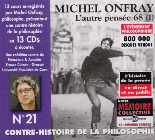 CD cover for Michel Onfray’s “Contre-histoire de la philosophie” lecture series.