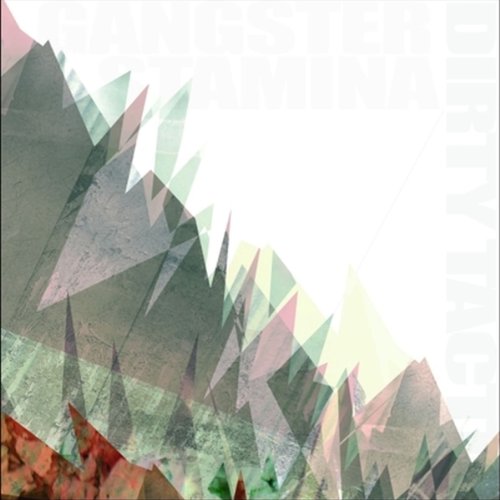 CD cover with abstract geometric shapes in muted greens and whites.