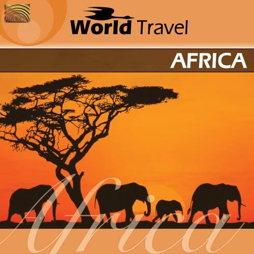 CD cover: African savanna with silhouetted elephants and acacia tree.