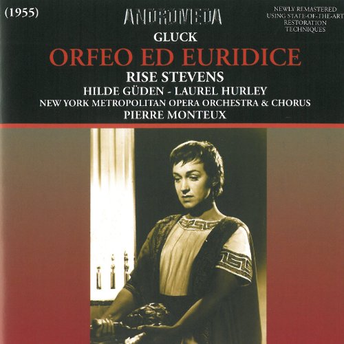 CD cover for Gluck’s “Orfeo ed Euridice” live recording, 1955, with portrait.