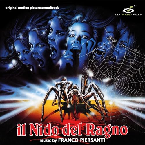 CD case featuring Italian singer Piersanti Franco, album artwork depicting a spiderweb.
