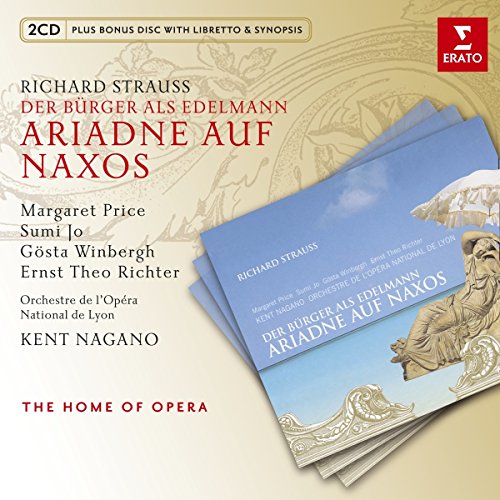 CD case for Richard Strauss’ “Ariadne auf Naxos” opera, with performers listed.