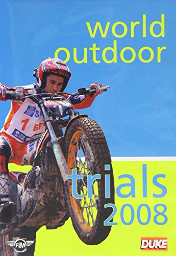 DVD cover: motorcyclist competing in the 2008 World Outdoor Trials.