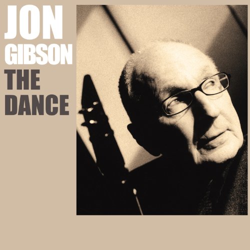 CD cover featuring portrait of Jon Gibson with saxophone shadow.