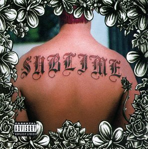 Album cover for Sublime featuring a man’s back with a tattoo.