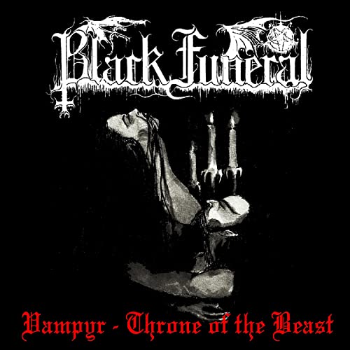 Black and white album cover depicting a bound figure and candles.
