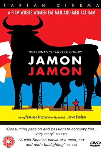 DVD cover featuring a large black bull silhouette against a red, orange, and blue background.