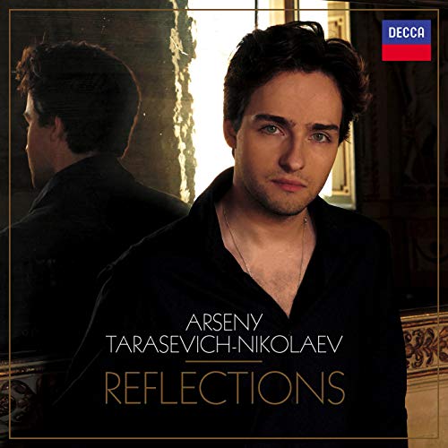 CD cover featuring a portrait of Arseny Nikolaev and a mirrored reflection.