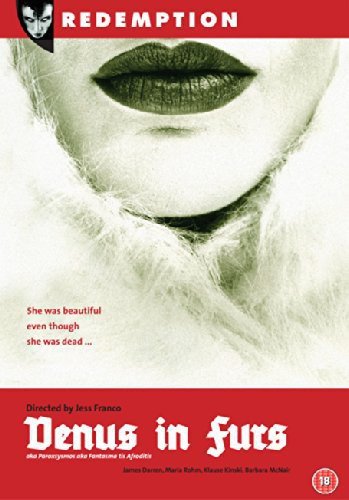DVD cover for "Venus in Furs" featuring lips and a pale face.