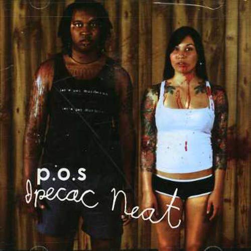 CD cover featuring two people with visible tattoos and simulated blood.
