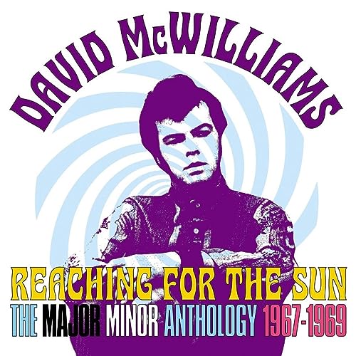CD cover featuring portrait of David Mcwilliams against a swirling purple background.