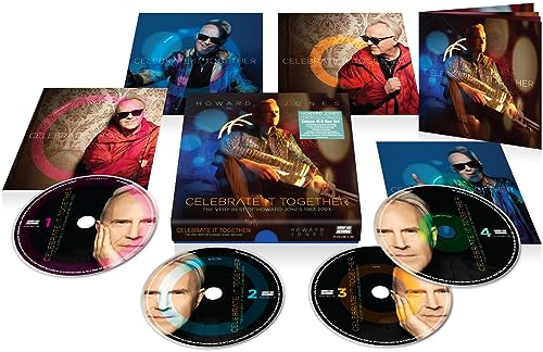 Four-CD box set of Howard Jones’ “Celebrate It Together” with portraits.