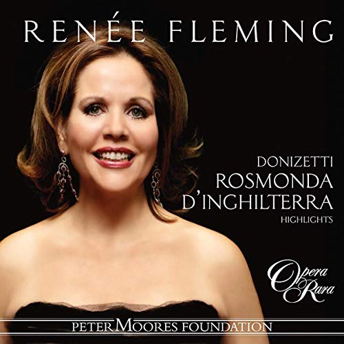 Renée Fleming portrait, opera CD cover for Donizetti’s Rosmonda d'Inghilterra.