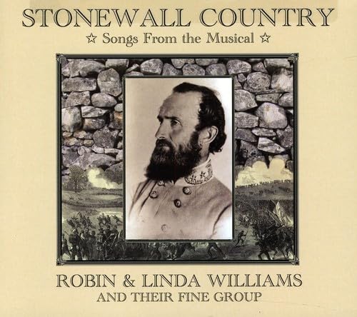 Album cover featuring a portrait of Stonewall Jackson surrounded by a stone wall illustration.