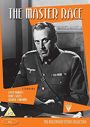 DVD cover for "The Master Race" featuring a man in a military uniform.