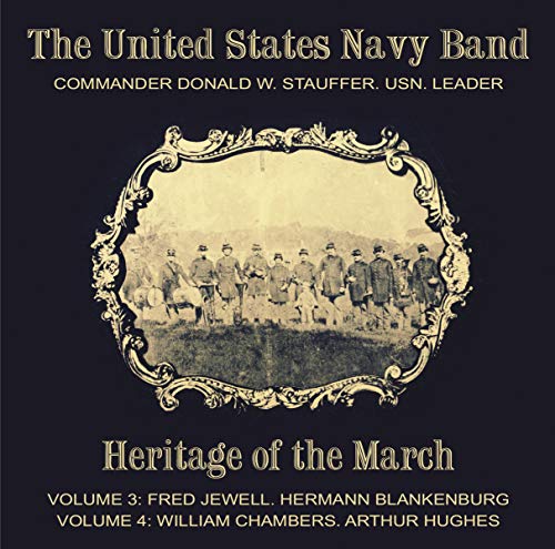 CD cover for “Heritage of the March” by the US Navy Band.