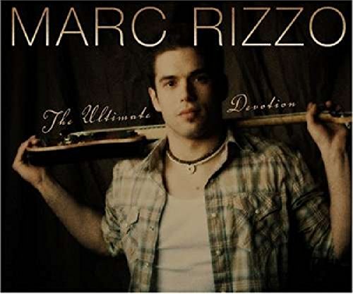 CD cover featuring guitarist Marc Rizzo in a plaid shirt.