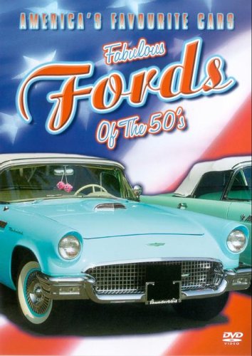 DVD cover featuring a light blue 1950s Ford Thunderbird against an American flag background.