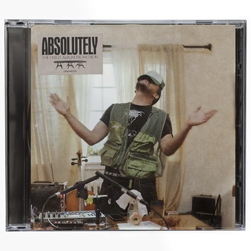 CD case featuring a man in a vest with outstretched arms.