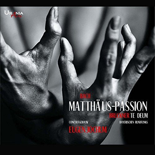 CD cover: close-up of hands, text “Matthäus-Passion” and conductor’s name.