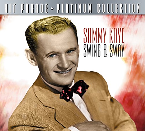 Sammy Kaye portrait on album cover, red and white background.