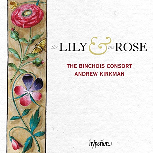 CD cover with floral illustration of lilies, roses, and pansies.