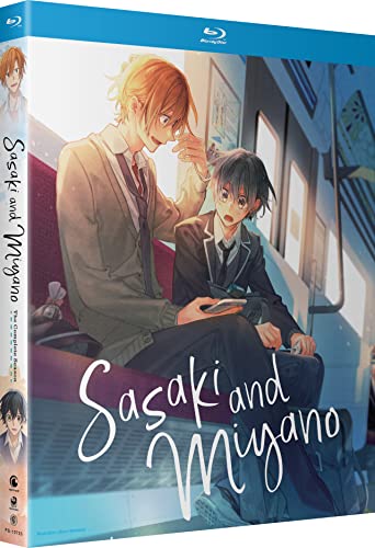 Blu-ray cover for “Sasaki and Miyano” featuring two young men.