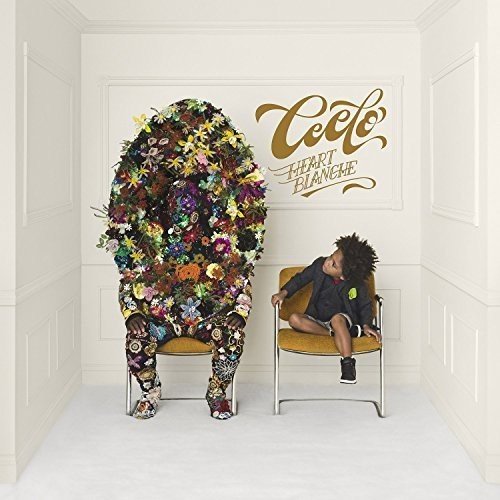 Album cover: CeeLo Green’s “Heart Blanche” featuring a floral figure and child.