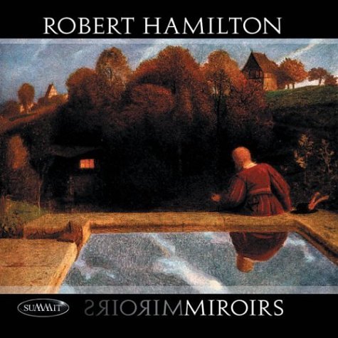 CD cover: painting of a man looking into a reflective pool.