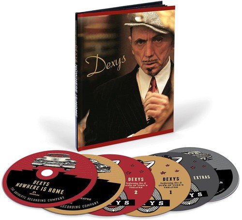 Dexys “Nowhere Is Home” CD box set with five discs and portrait.