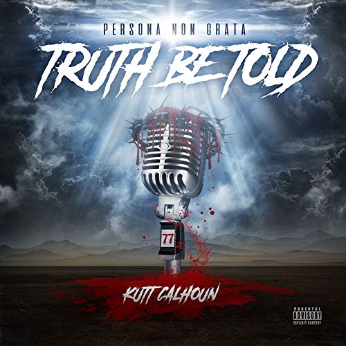 CD cover for Kutt Calhoun’s “Truth Be Told” featuring a microphone.