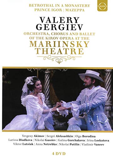 DVD cover for Kirov Opera’s “Prince Igor” featuring performers in costume.