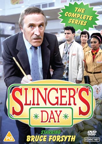 DVD cover for "Slinger's Day" featuring Bruce Forsyth and co-stars.